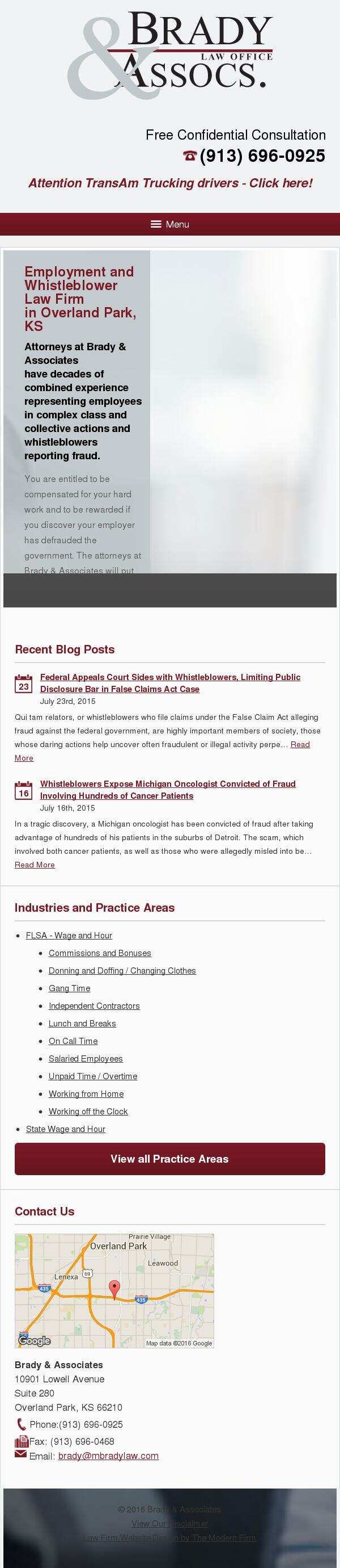 Brady & Associates - Overland Park KS Lawyers