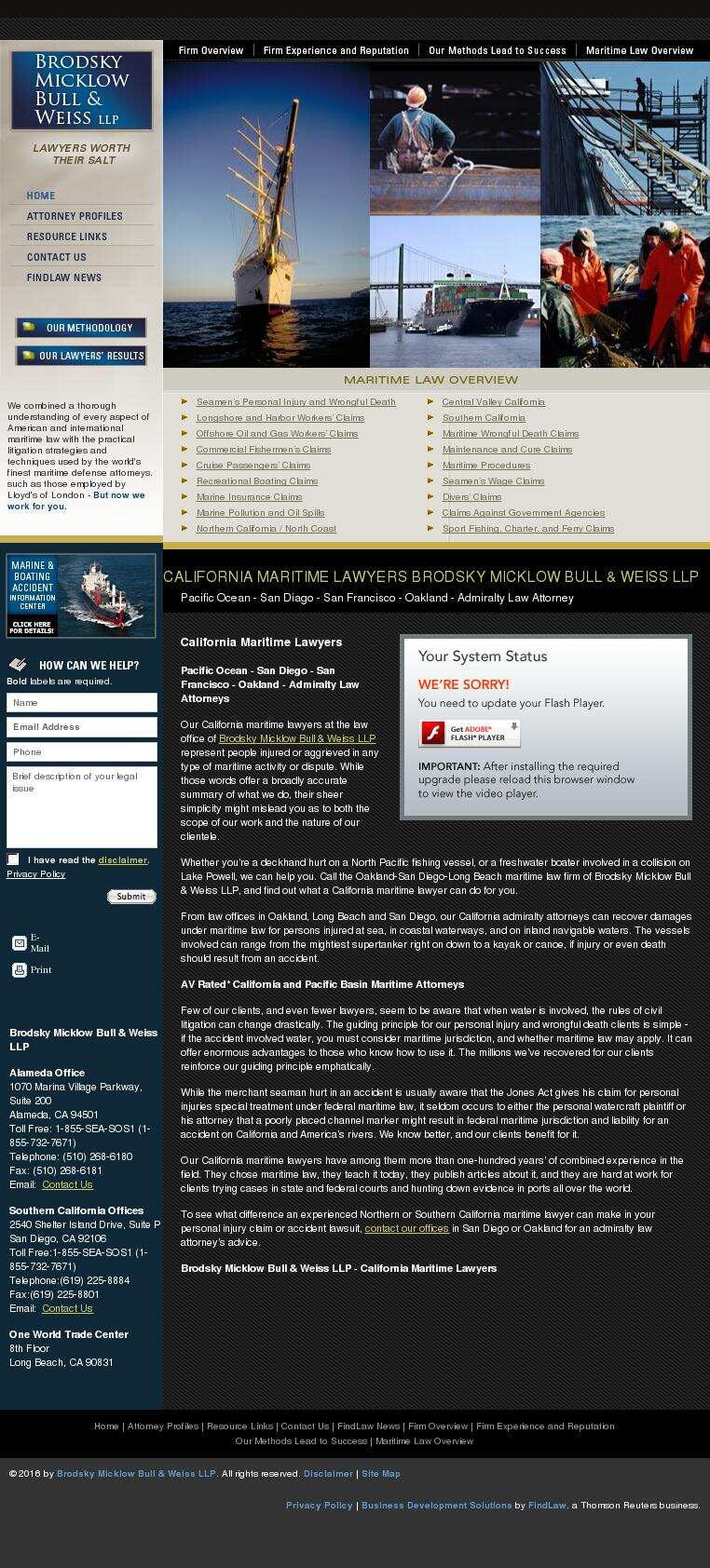 Brodsky Micklow Bull & Weiss LLP - Alameda CA Lawyers