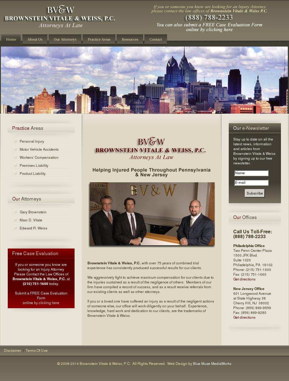 Brownstein Vitale & Weiss, P.C. - Philadelphia PA Lawyers