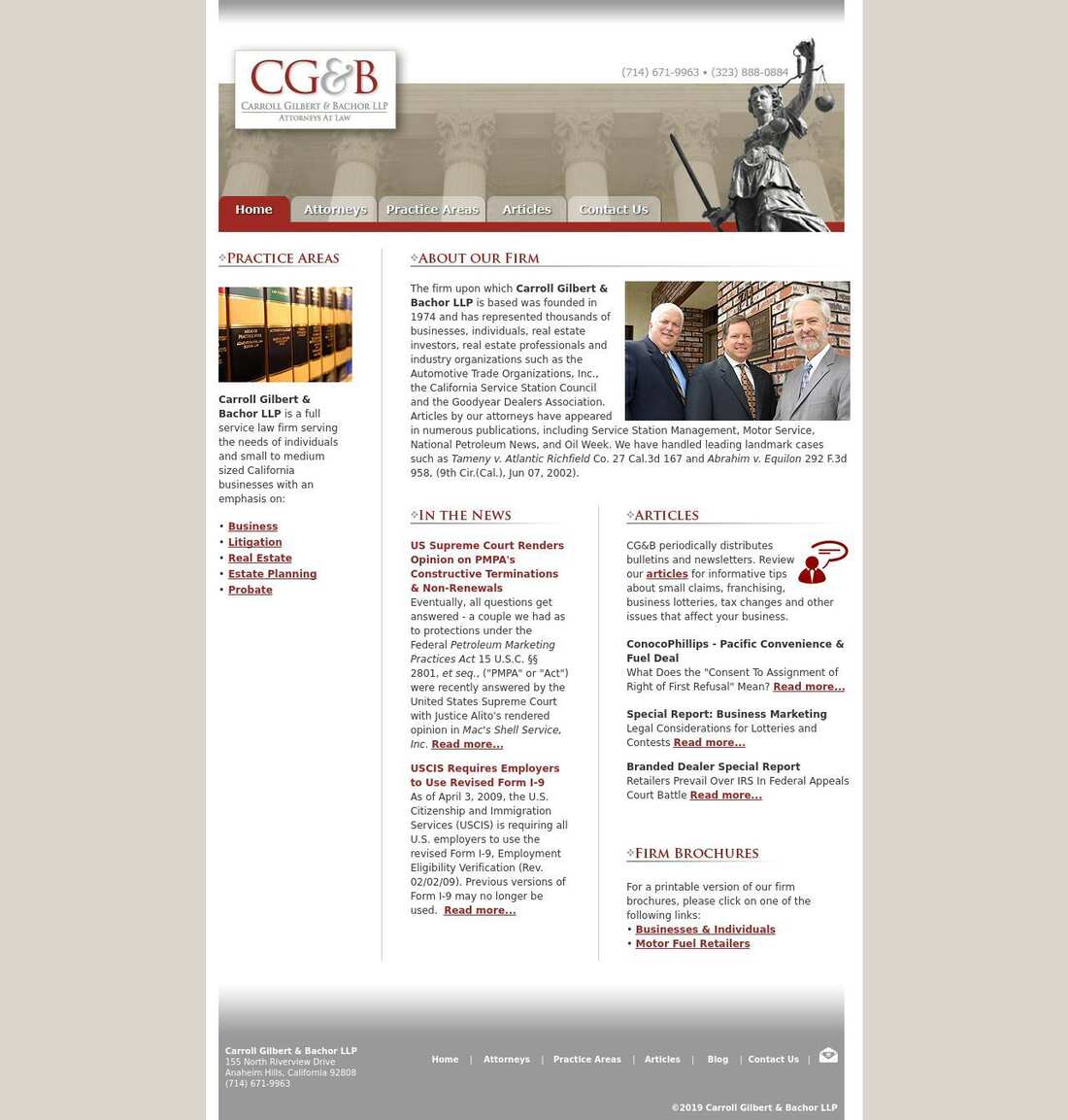 Carroll Gilbert & Bachor LLP - Brea CA Lawyers