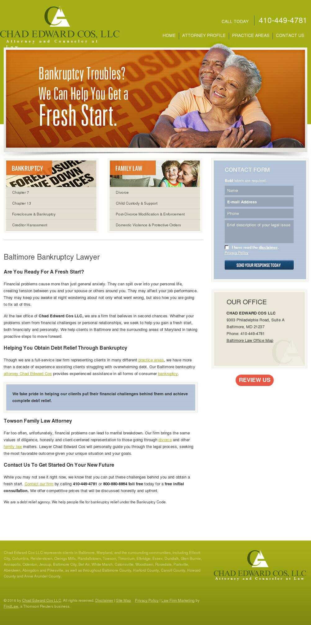 Chad Edward Cos LLC - Baltimore MD Lawyers