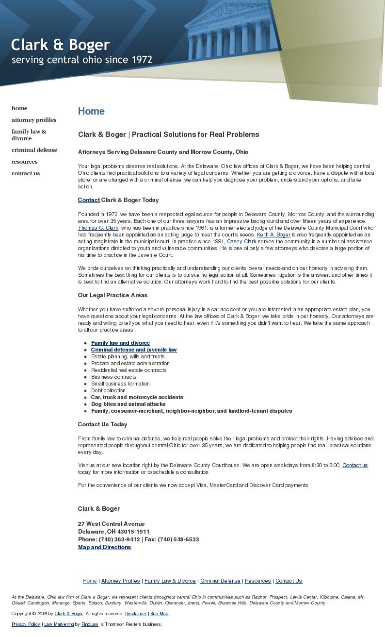 Clark & Boger - Delaware OH Lawyers