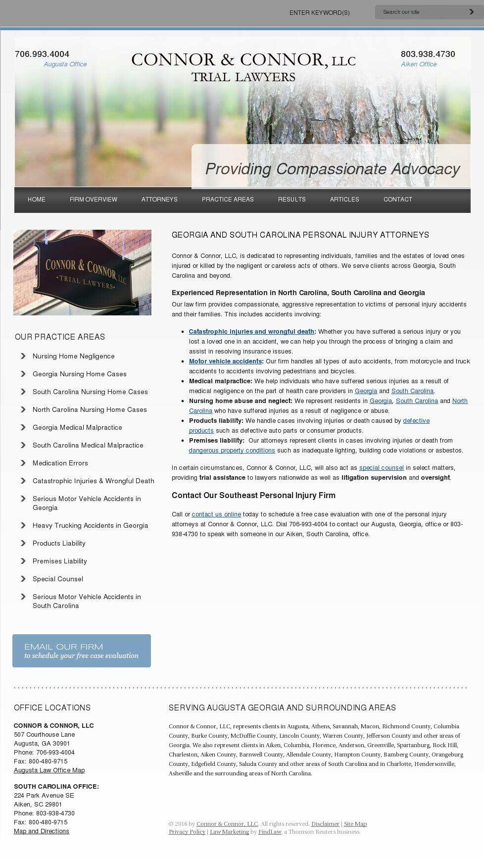 Connor & Connor, LLC - Aiken SC Lawyers