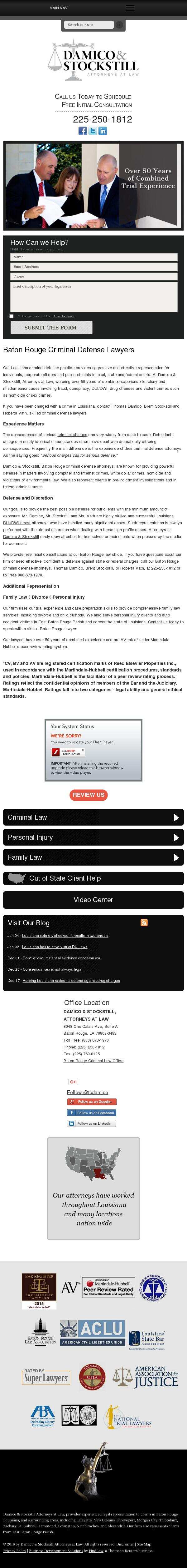 Damico & Stockstill, Attorneys at Law - Baton Rouge LA Lawyers