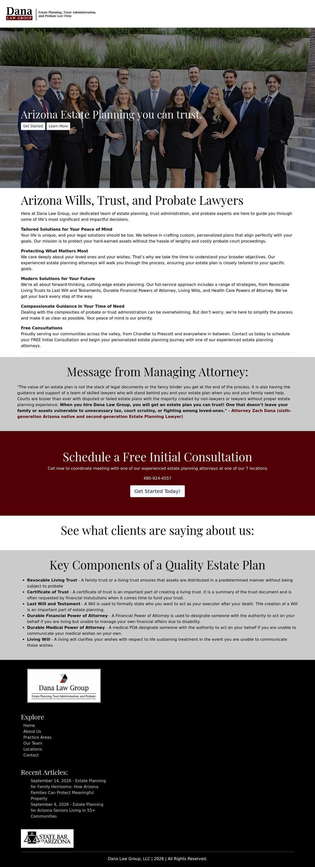 Dana Law Group, LLC - Chandler AZ Lawyers