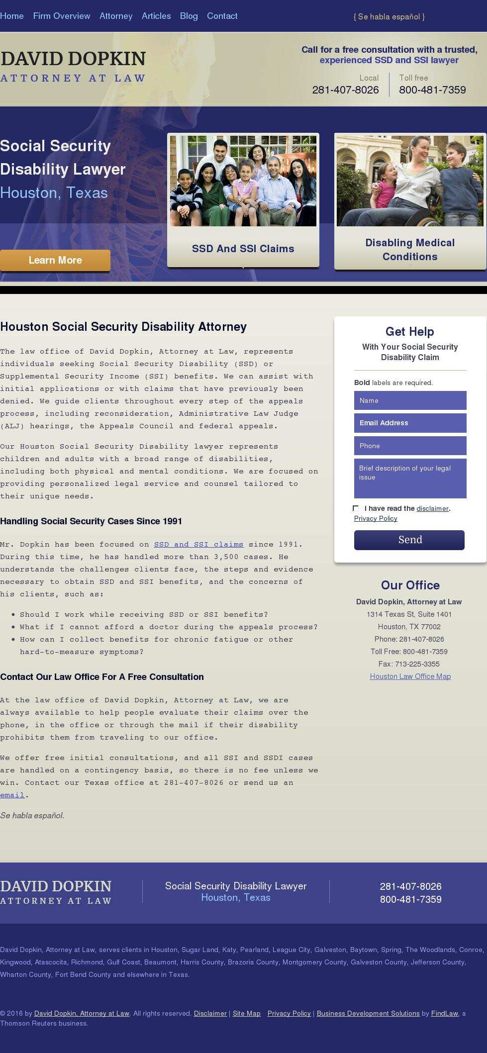 David Dopkin, Attorney at Law - Houston TX Lawyers