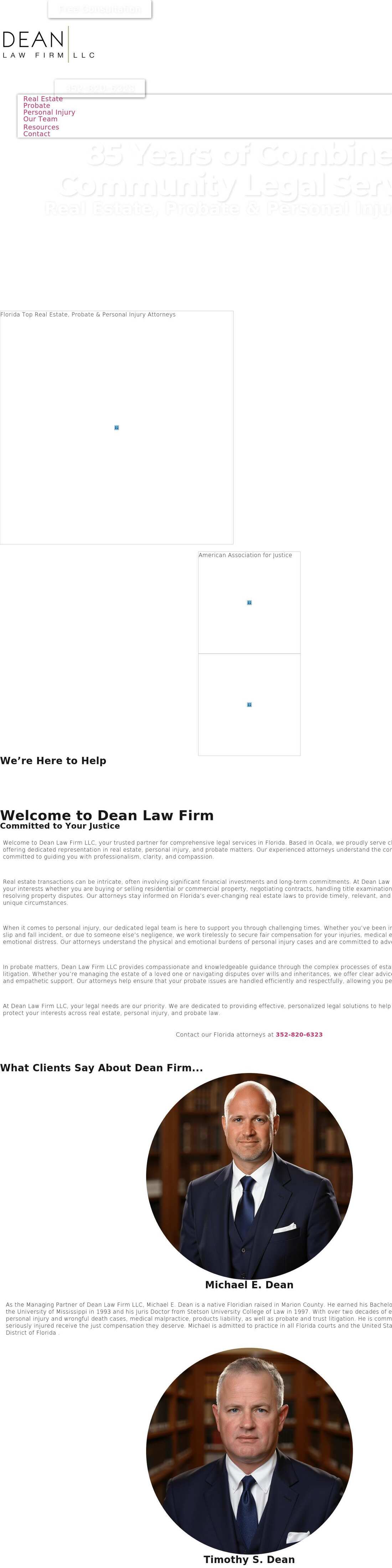 Dean Law Firm, LLC - Ocala FL Lawyers