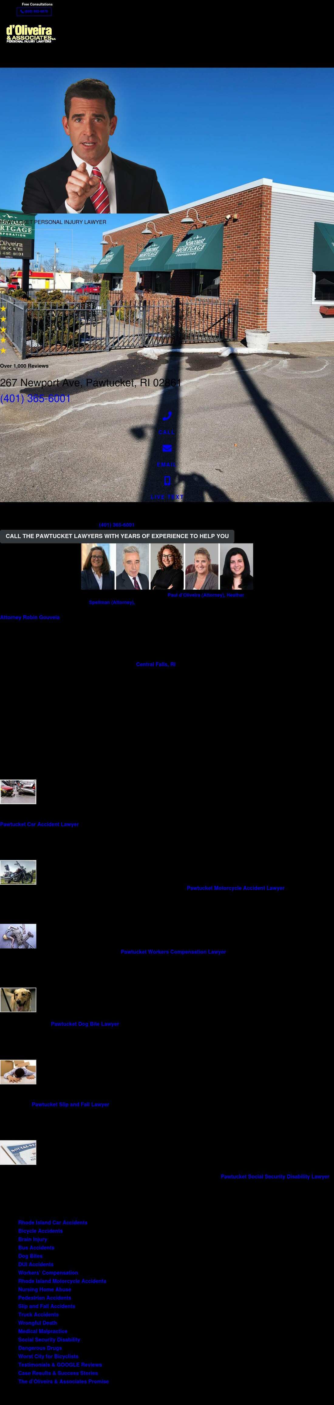 d'Oliveira & Associates - Pawtucket RI Lawyers