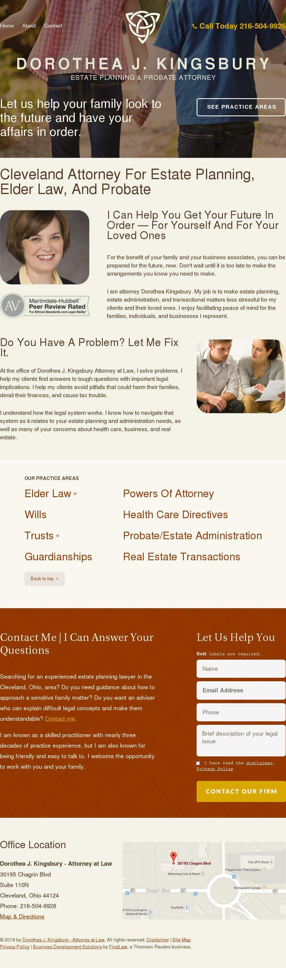 Dorothea J. Kingsbury - Attorney at Law - Cleveland OH Lawyers