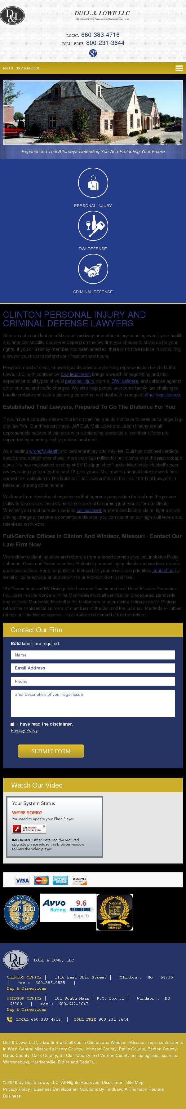 Dull & Lowe LLC - Windsor MO Lawyers