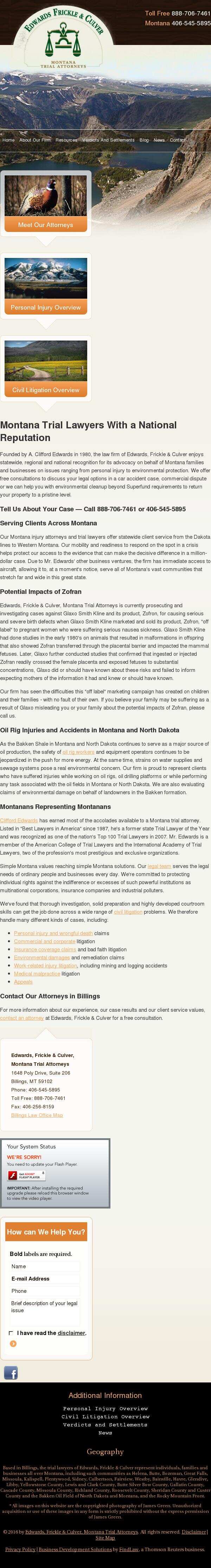 Edwards & Culver - Billings MT Lawyers