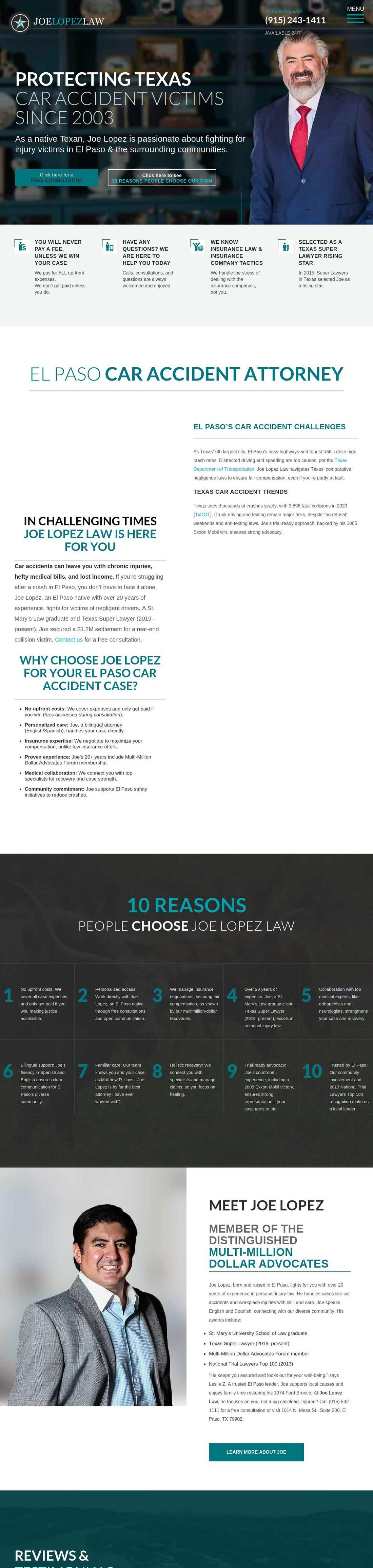 Joe Lopez Law - El Paso TX Lawyers