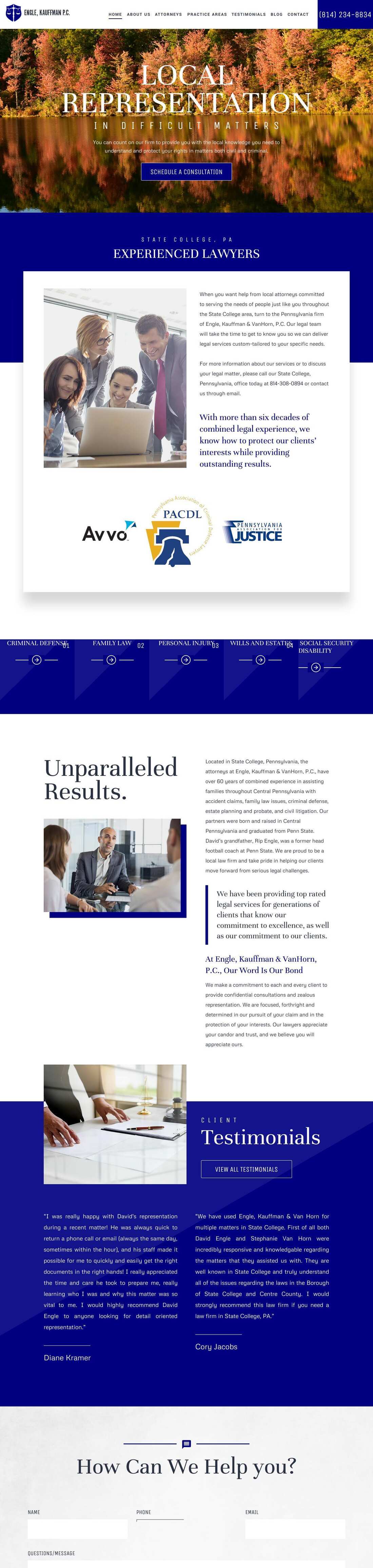 Engle Kauffman, P.C. - State College PA Lawyers