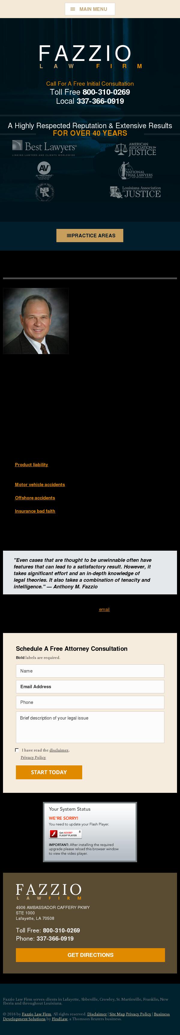 Fazzio Law Firm - Lafayette LA Lawyers