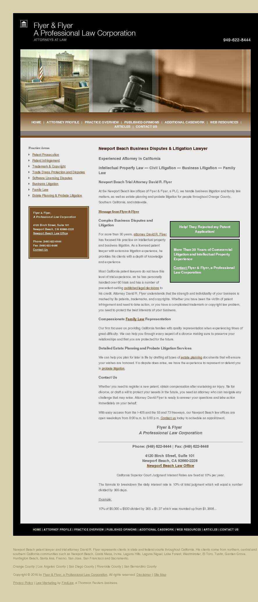 Flyer & Flyer, a Professional Law Corporation - Newport Beach CA Lawyers