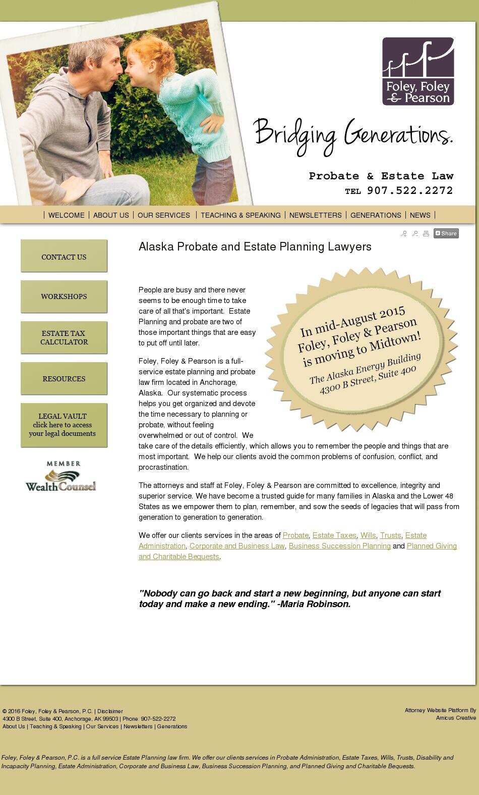 Foley Foley & Pearson PC - Anchorage AK Lawyers