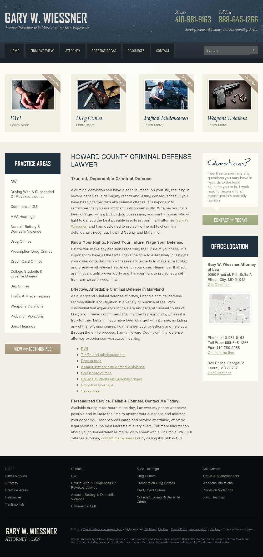 Gary W. Wiessner Attorney at Law - Ellicott City MD Lawyers