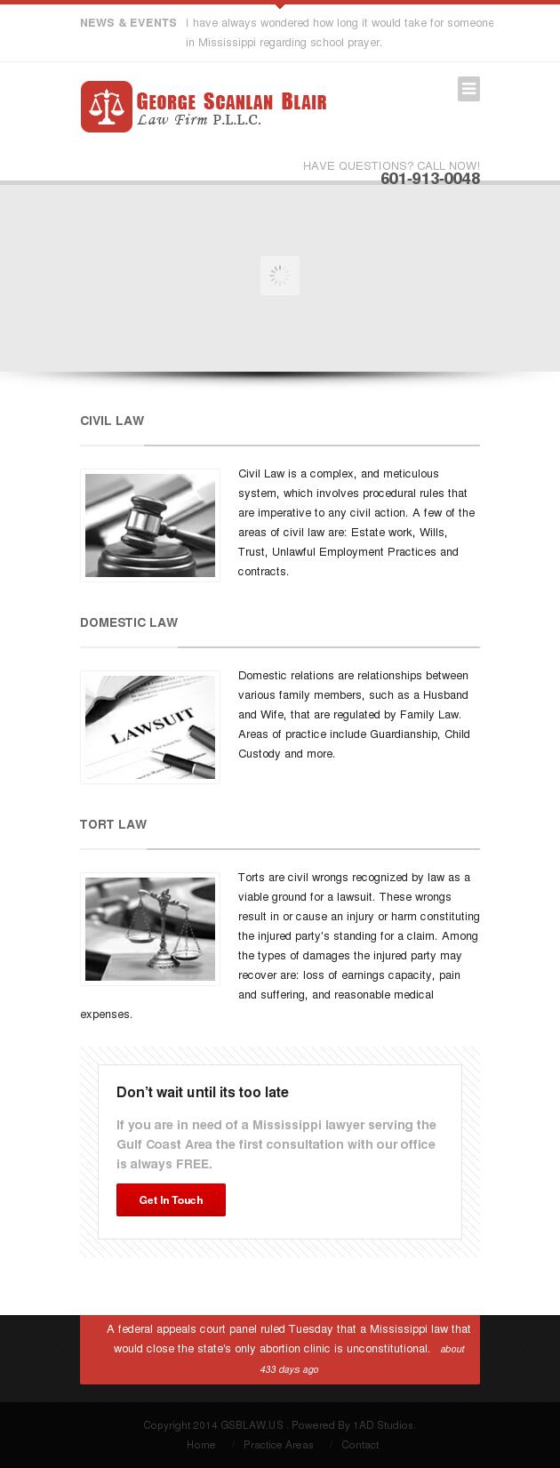 George Scanlan Blair Law Firm P.L.L.C. - Bay Saint Louis MS Lawyers