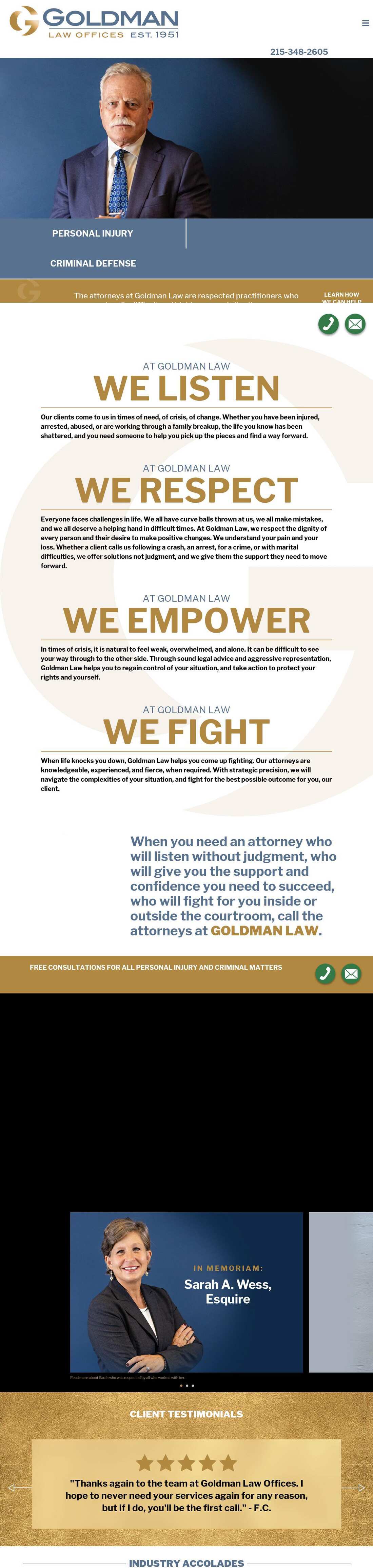 Goldman Law Offices - Doylestown PA Lawyers