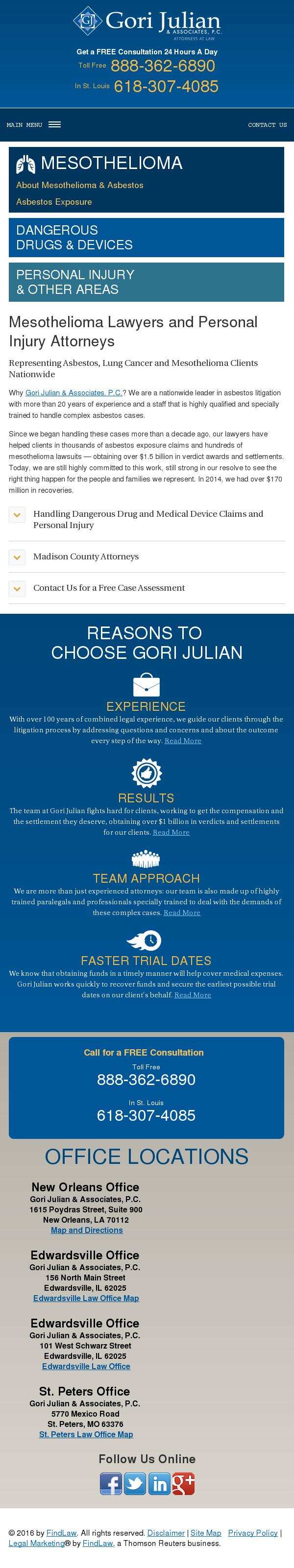 Gori Julian & Associates, P.C. - Edwardsville IL Lawyers