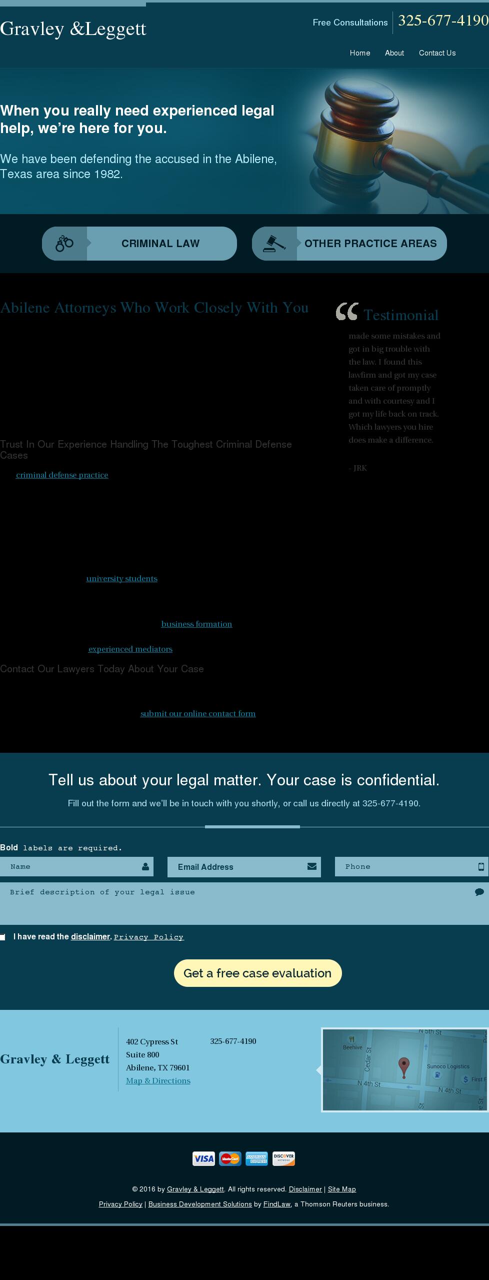 Gravley & Leggett - Abilene TX Lawyers
