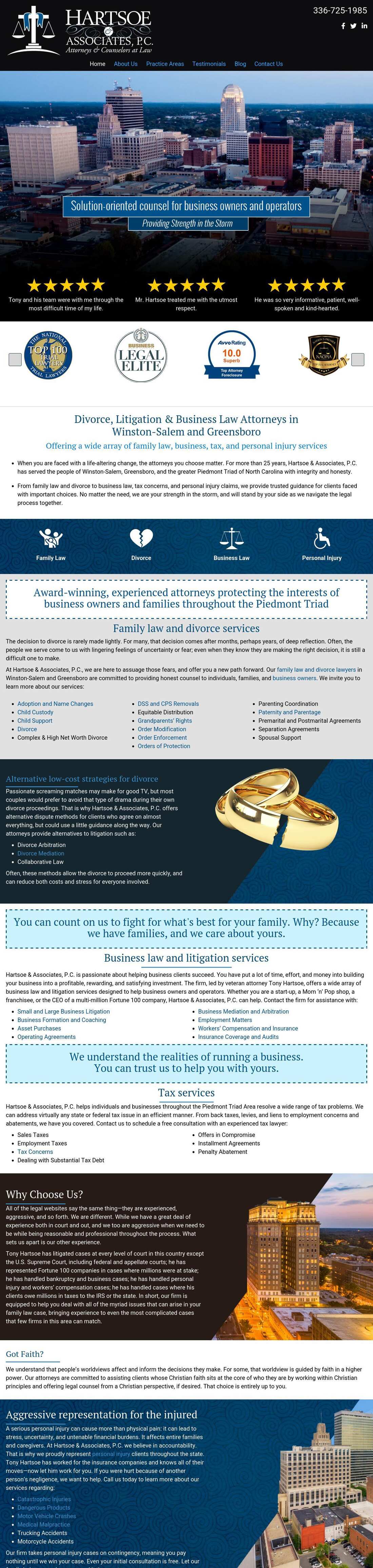 Hartsoe & Associates, P.C. - Winston-Salem NC Lawyers