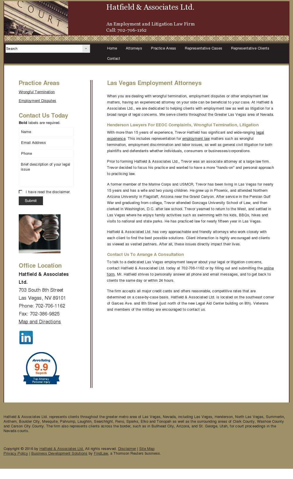 Hatfield & Associates Ltd. - Las Vegas NV Lawyers