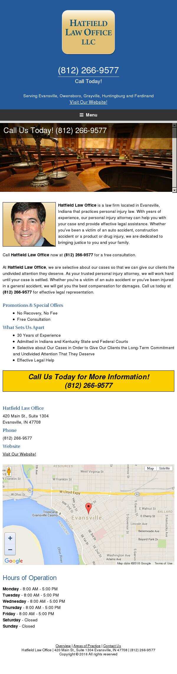 Hatfield Law Office, LLC - Evansville IN Lawyers