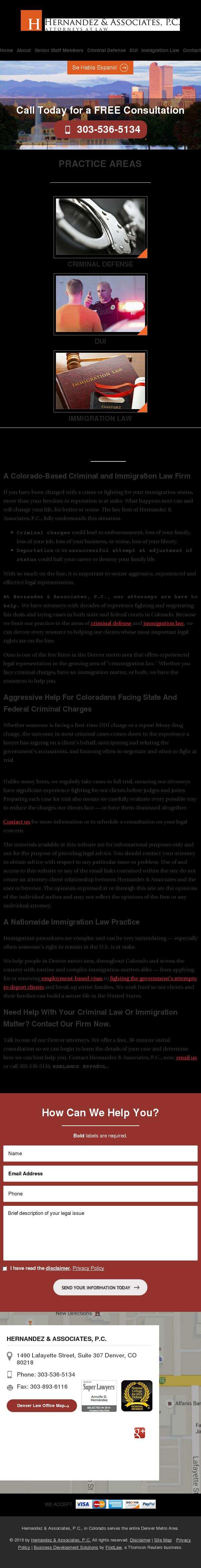 Hernandez & Associates, P.C. - Denver CO Lawyers