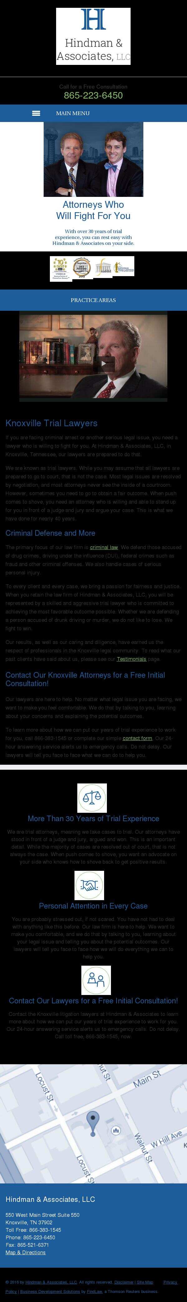 Hindman & Associates, LLC - Knoxville TN Lawyers