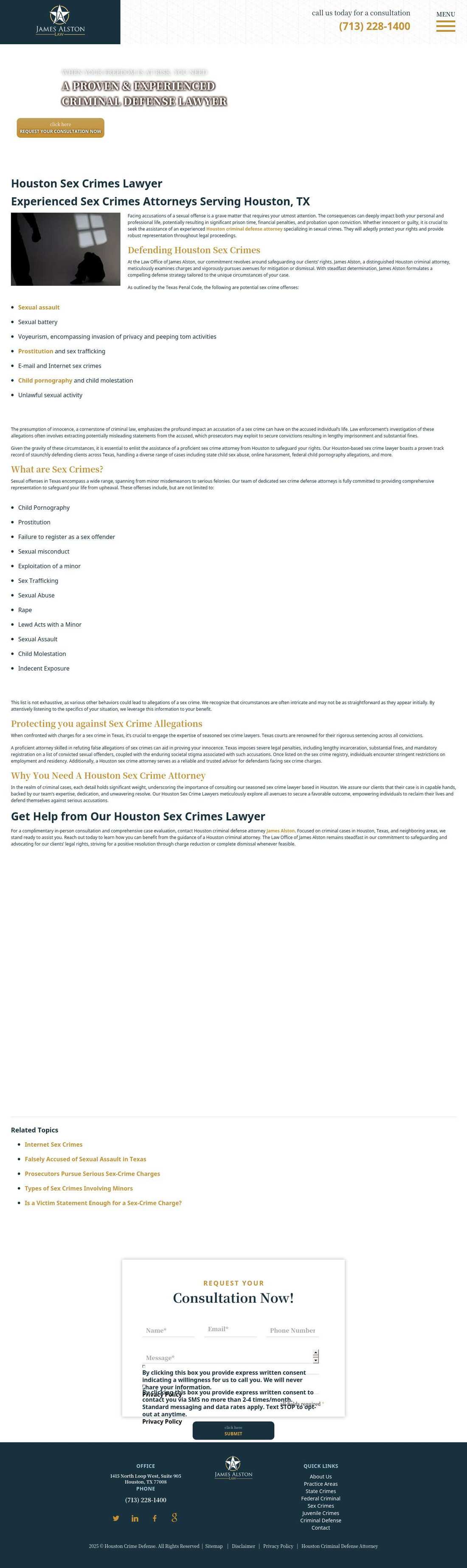 James Alston Law - Houston TX Lawyers