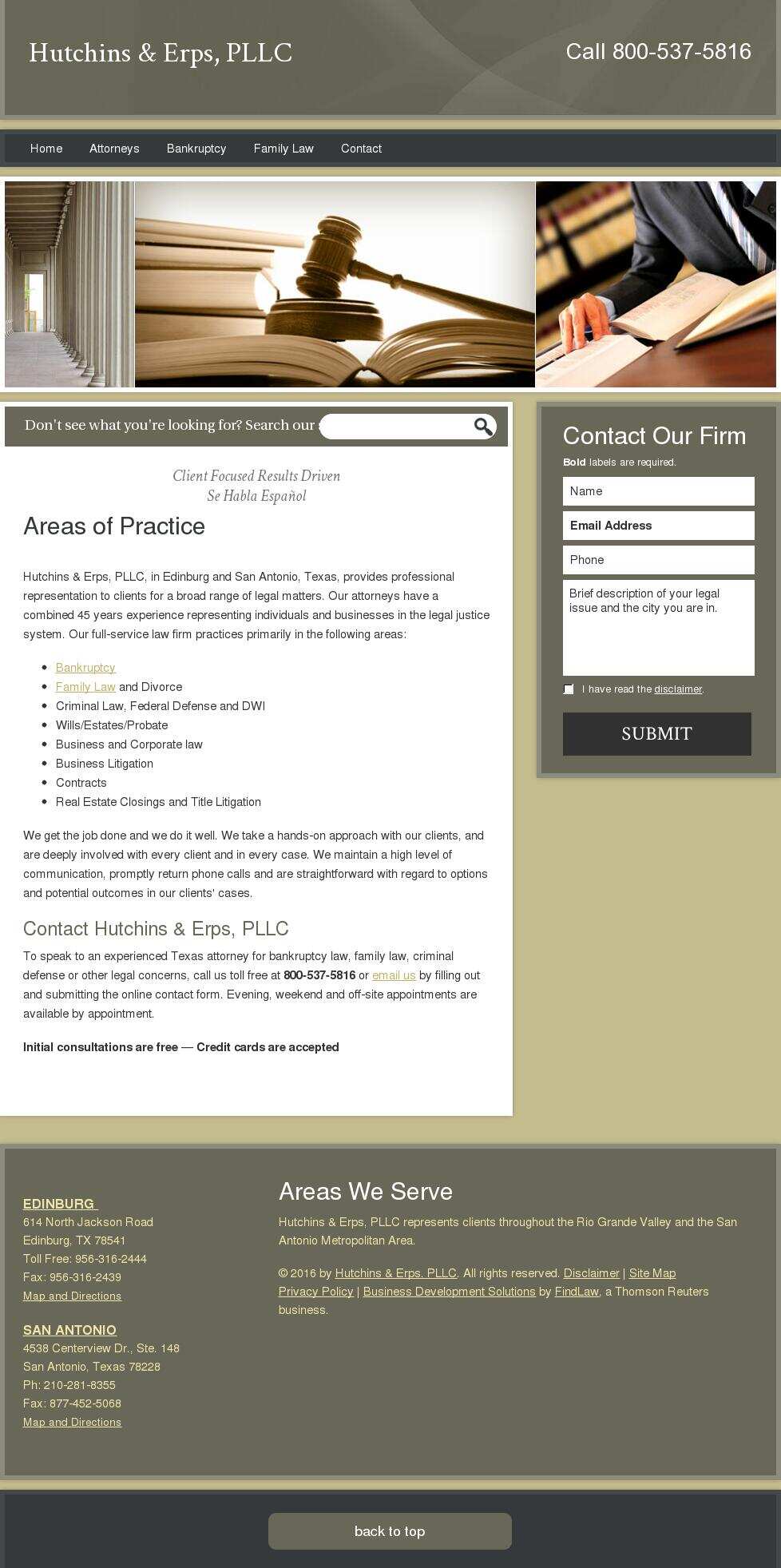 Hutchins & Erps, PLLC - Edinburg TX Lawyers