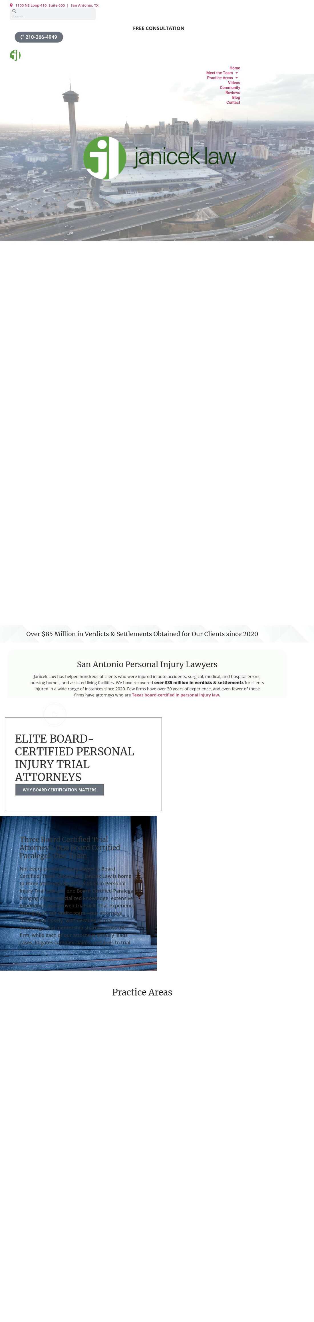 Janicek Law Firm, PC - San Antonio TX Lawyers