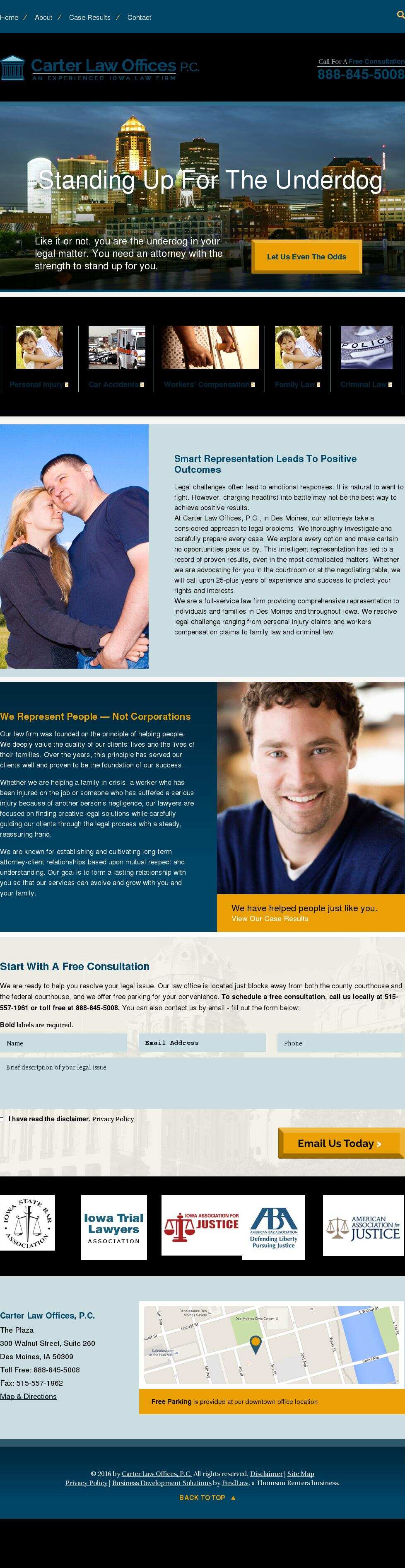 Jeff Carter Law Offices, P.C. - Des Moines IA Lawyers