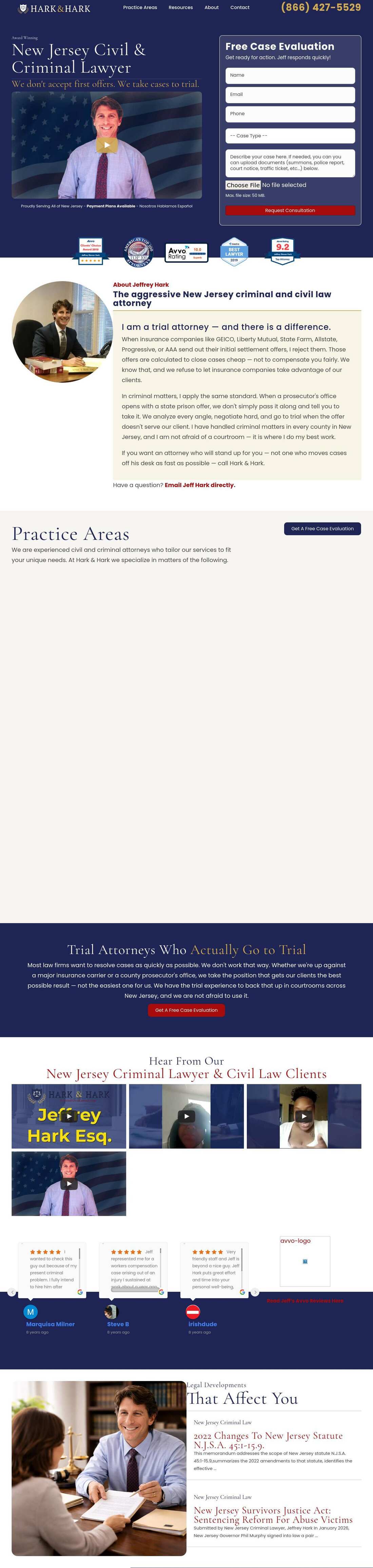 Jeffrey S. Hark - Cherry Hill NJ Lawyers