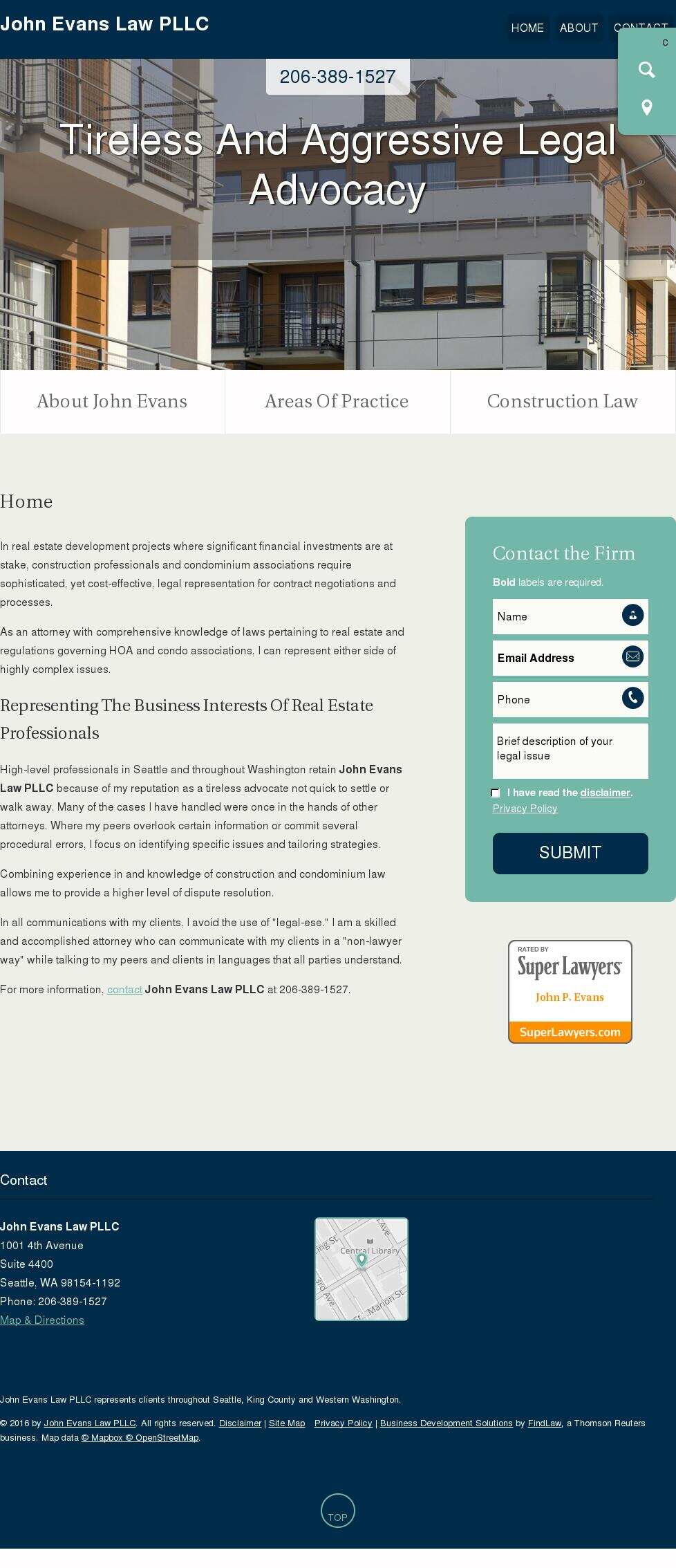John Evans Law PLLC - Seattle WA Lawyers