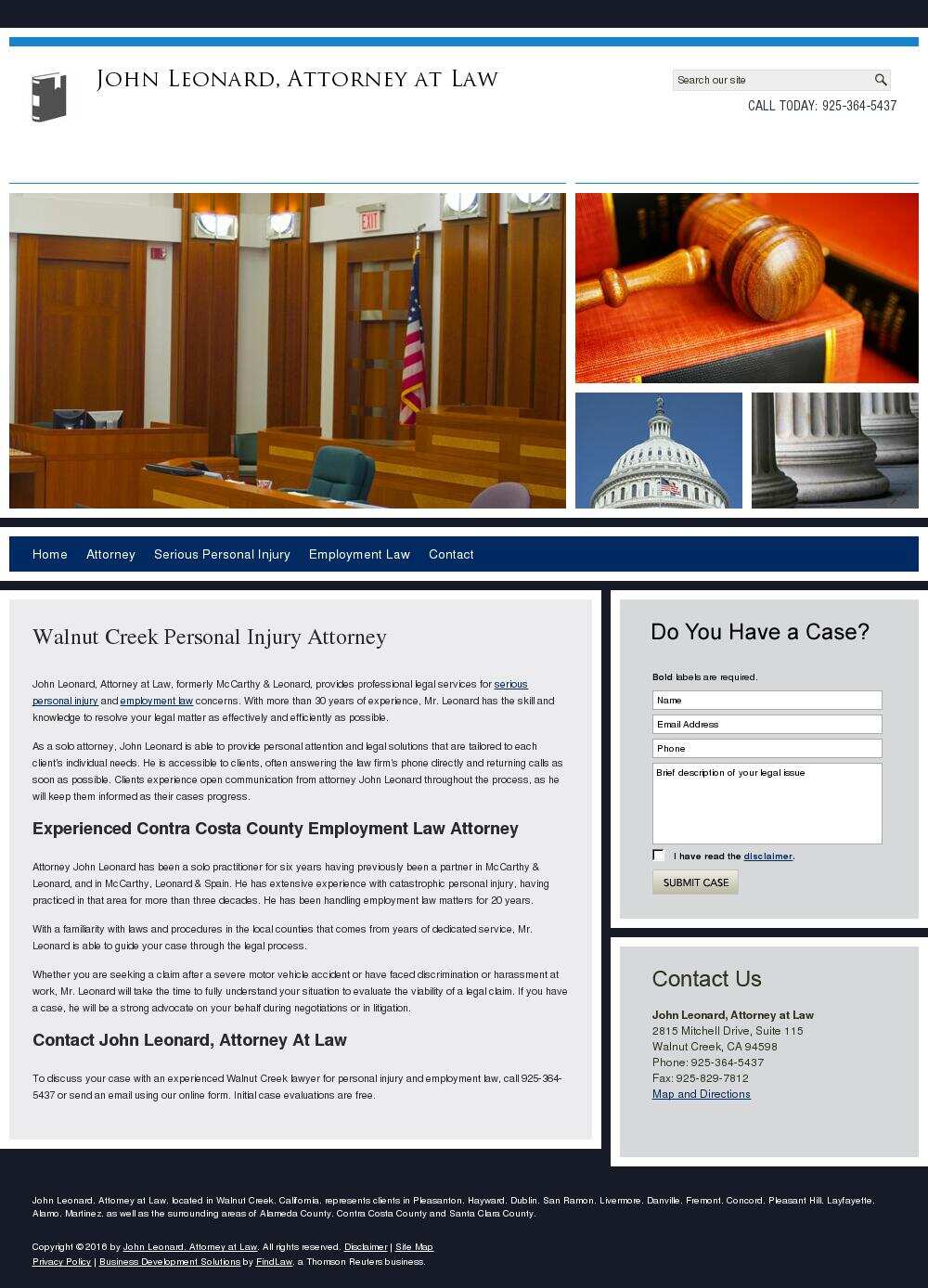 John Leonard, Attorney at Law - Walnut Creek CA Lawyers