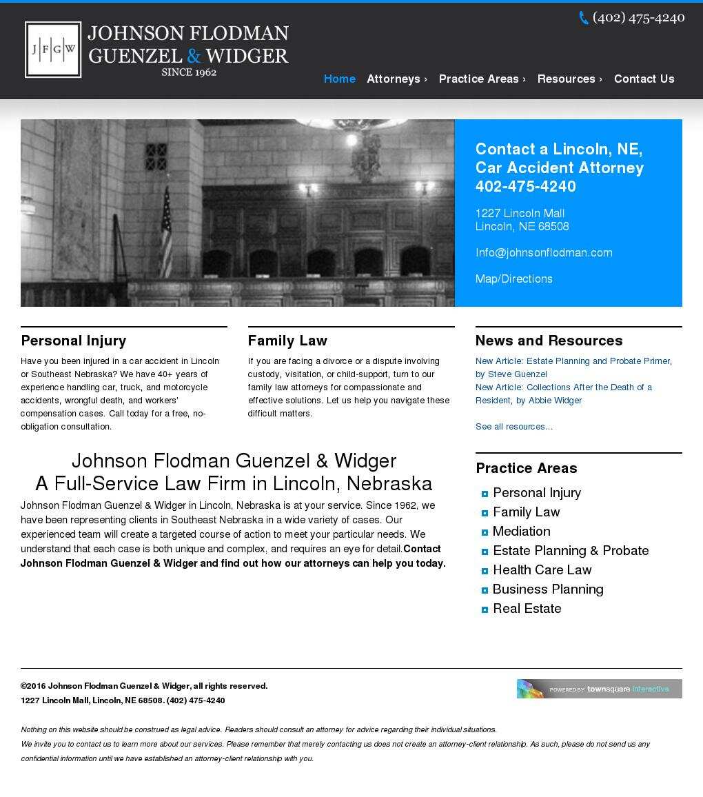 Johnson, Flodman, Guenzel & Widger - Lincoln NE Lawyers
