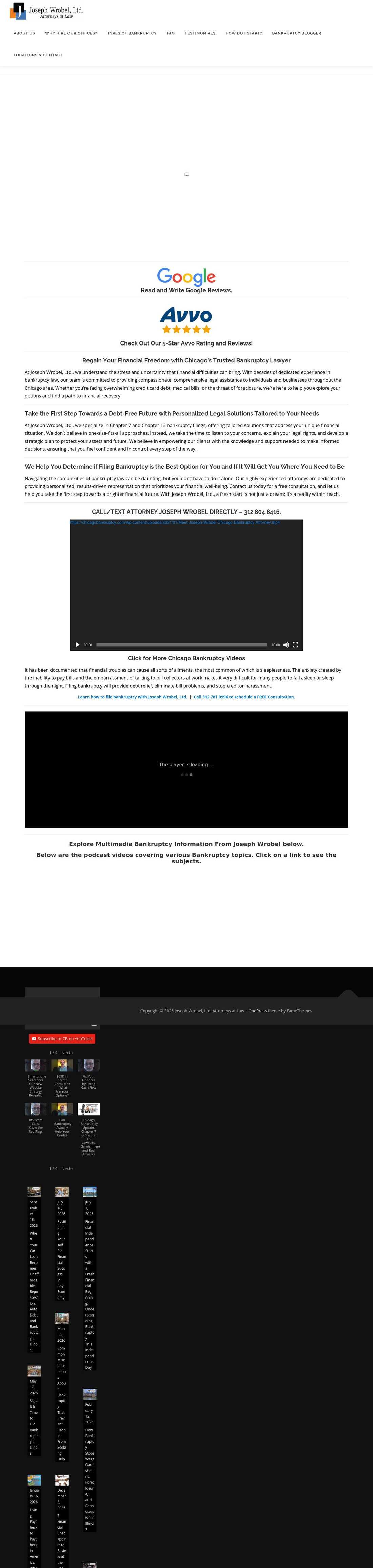 Joseph Wrobel, Ltd. - Schaumburg IL Lawyers