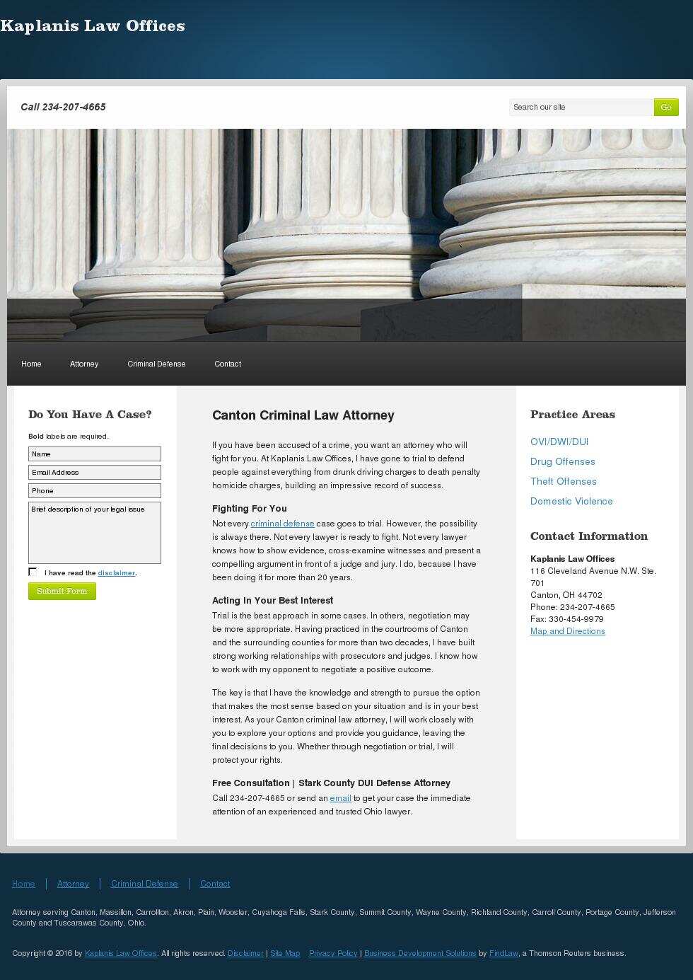 Kaplanis Law Offices - Canton OH Lawyers