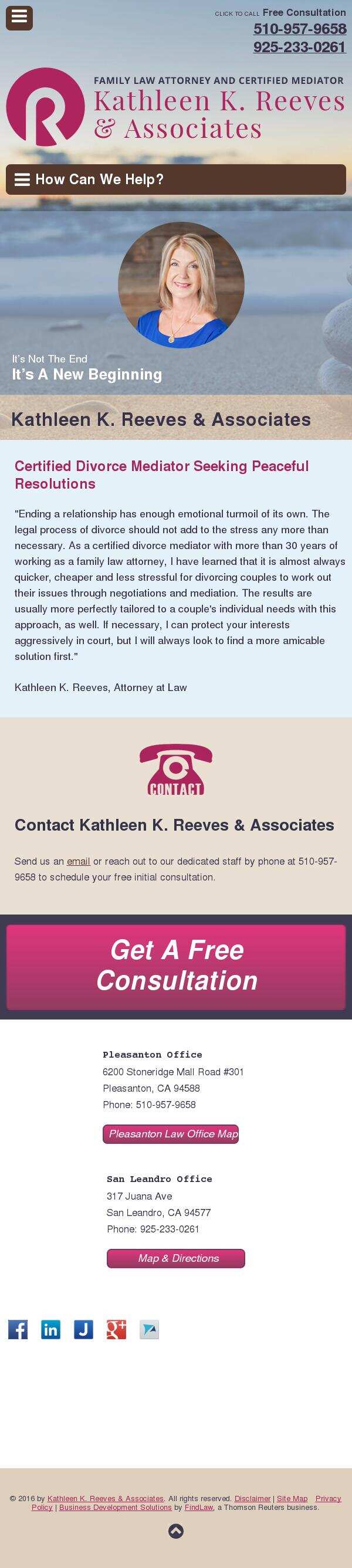 Kathleen K. Reeves & Associates - Pleasanton CA Lawyers