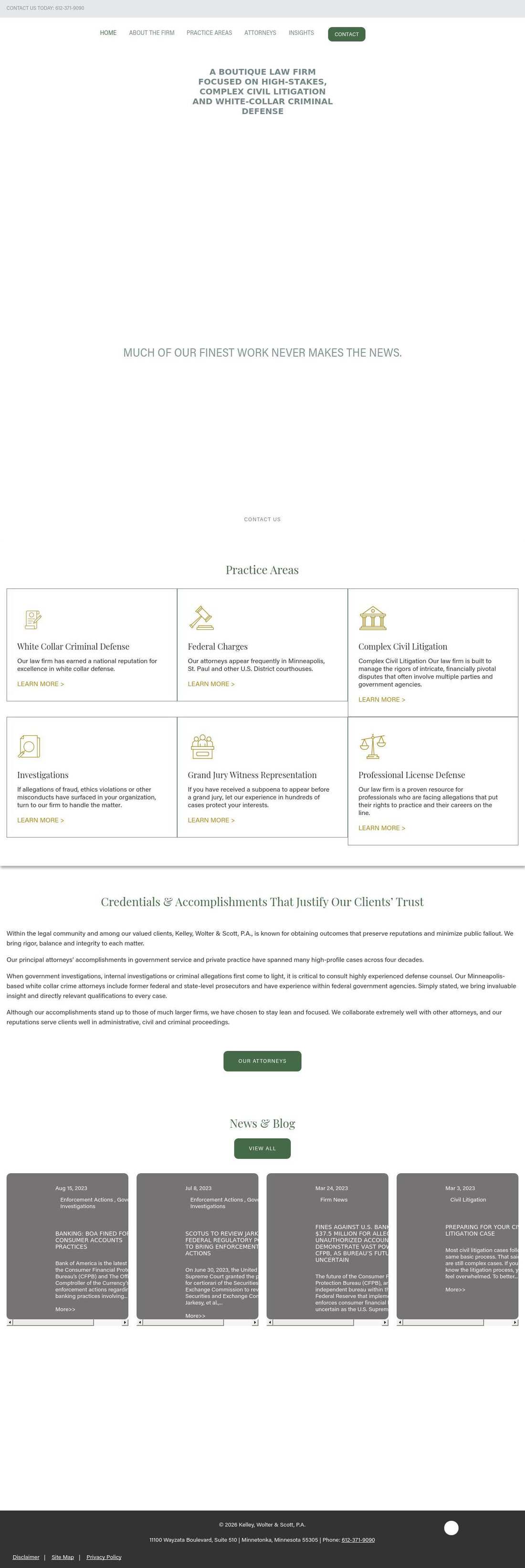 Kelley, Wolter & Scott, P.A. - Minneapolis MN Lawyers