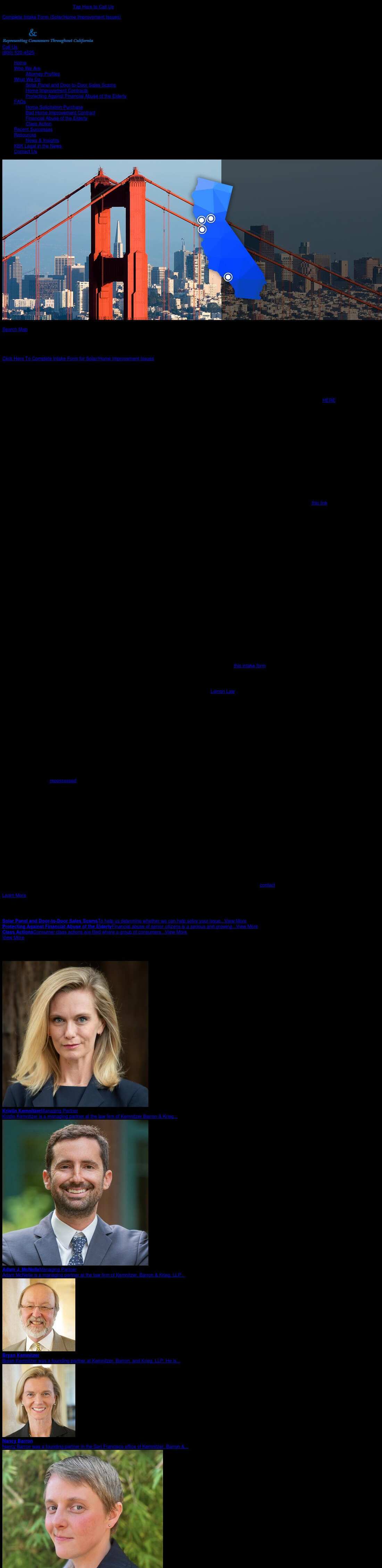 Kemnitzer Barron & Krieg LLP - Fresno CA Lawyers
