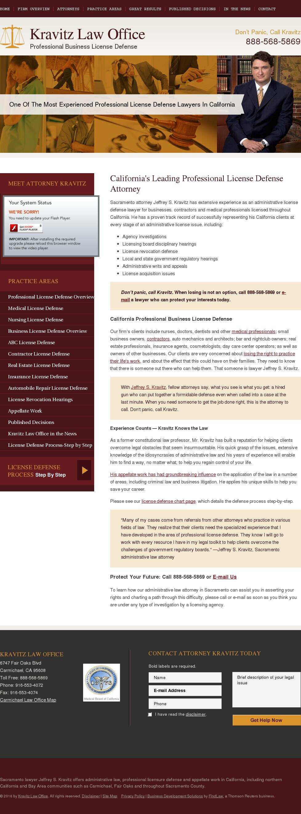 Kravitz Law Office - Carmichael CA Lawyers