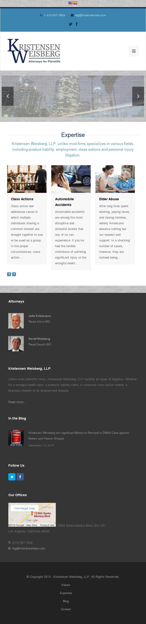 Kristensen Weisberg, LLP - Los Angeles CA Lawyers