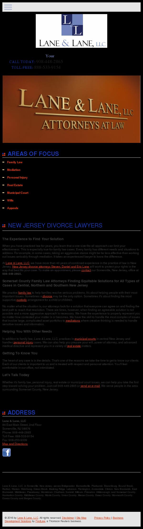 Lane & Lane, LLC - Somerville NJ Lawyers