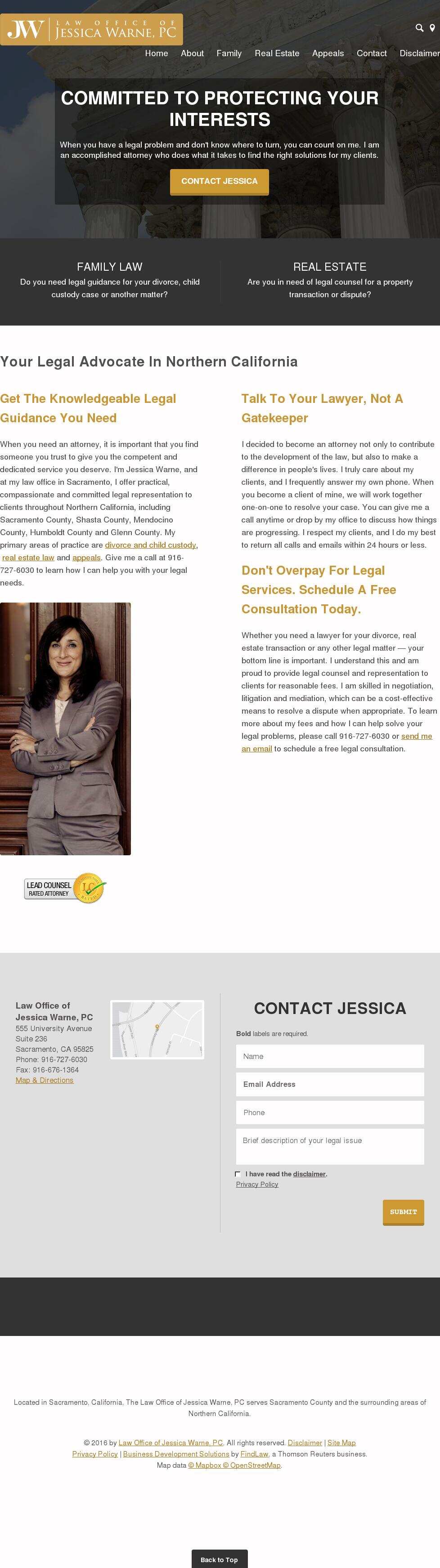 Law Office of Jessica Warne, PC - Sacramento CA Lawyers