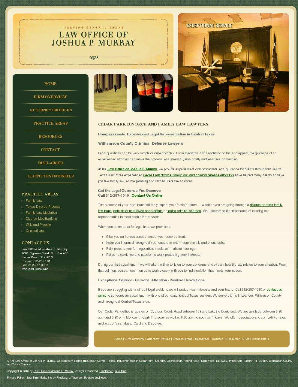 Law Office of Joshua P. Murray - Cedar Park TX Lawyers