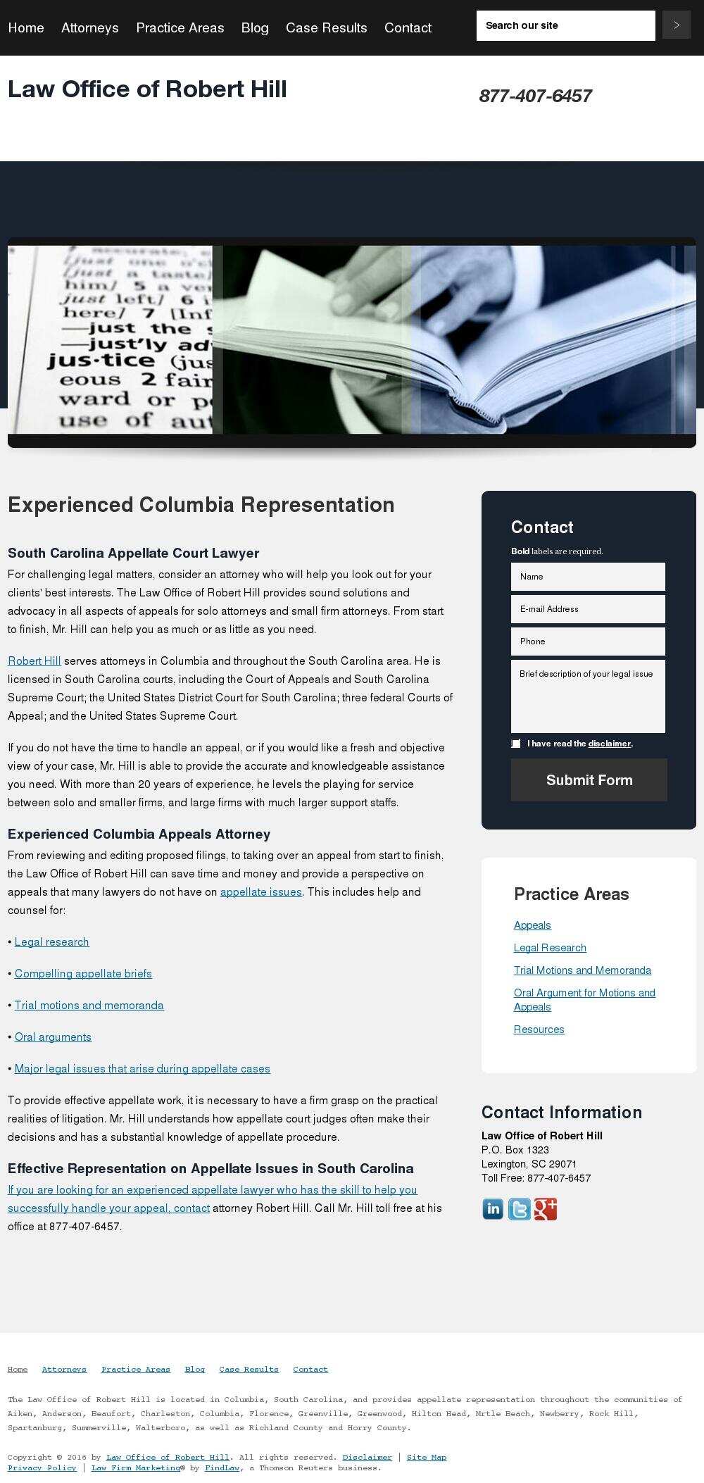 Law Office of Robert Hill - Lexington SC Lawyers
