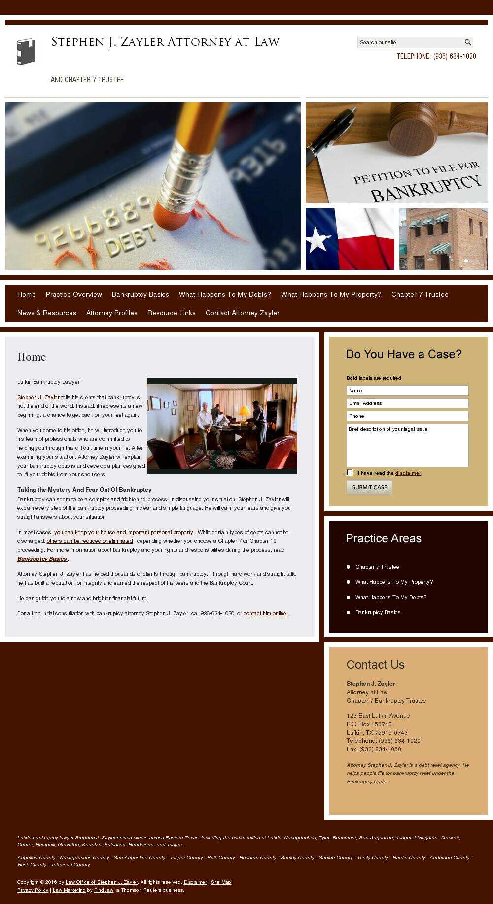 Law Office of Stephen J. Zayler - Lufkin TX Lawyers